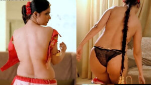 Abha paul diwali surprise saree strip nude video