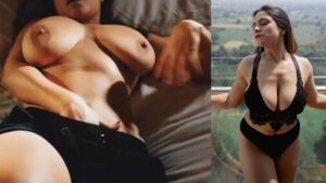 Most demanded insta model stylewithplixxi nude boobs masturbating