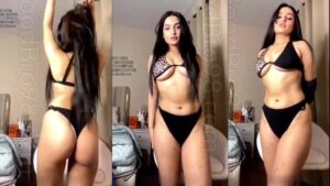 Sassy Poonam nude bikini teasing premium app live