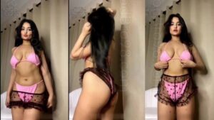 Sassy Poonam stripping bikini nude premium app live