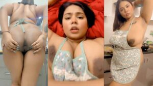 Oasi Das onlyfans nude kitchen sex cum on boobs